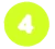 4 icon green white