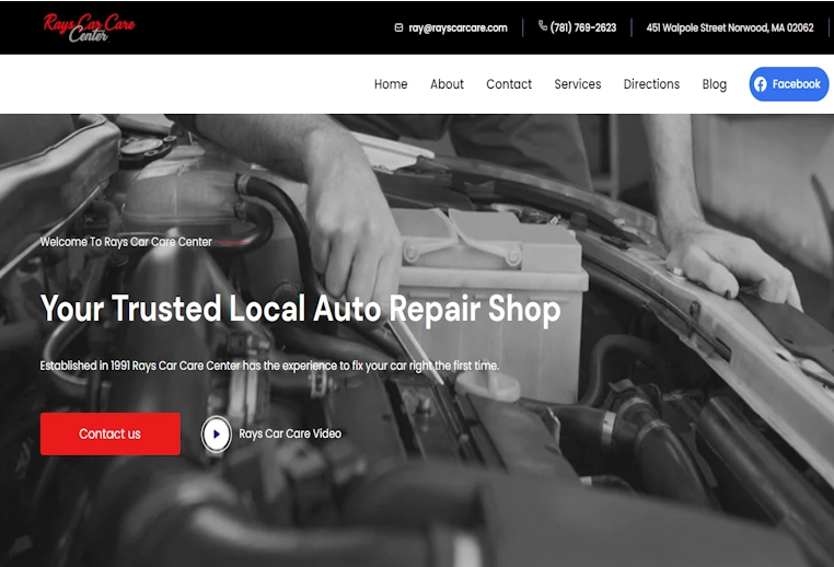 Rayscarcare Website Image