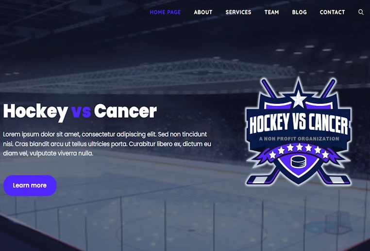 Hockey Website Image