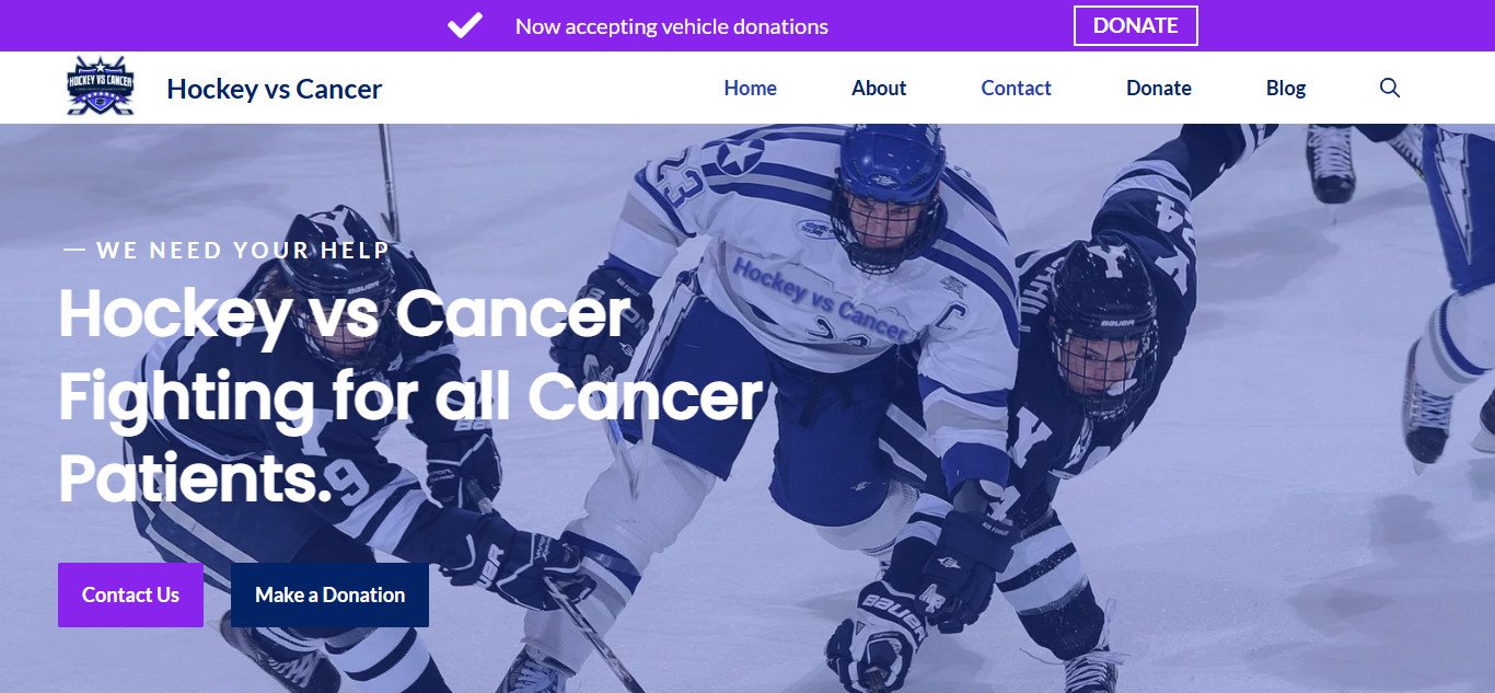 Hockey vs Cancer